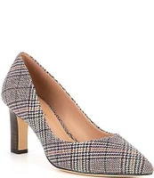 Cole Haan Mylah Plaid Dress Pumps