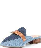 Cole Haan Piper Bow Denim Mules