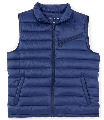 Cole Haan Quilted Zip Front Vest