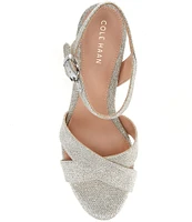 Cole Haan Rihannon Glitter Platform Dress Sandals