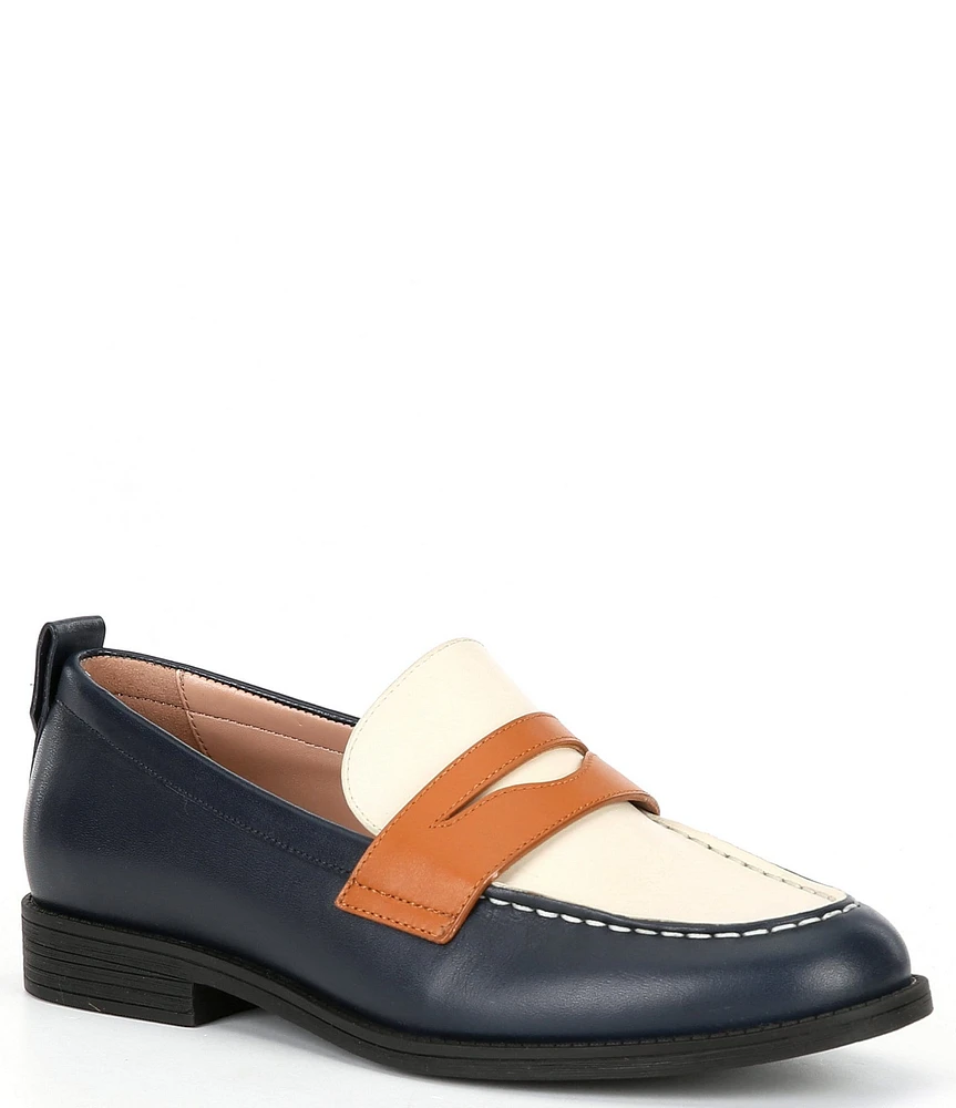 Cole Haan Stassi Leather Penny Loafers