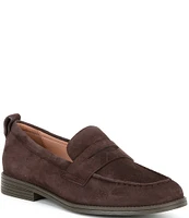 Cole Haan Stassi Suede Penny Loafers