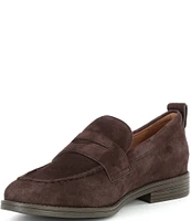 Cole Haan Stassi Suede Penny Loafers