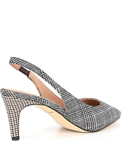 Cole Haan Vandam Plaid Slingback Pumps