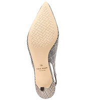 Cole Haan Vandam Plaid Slingback Pumps