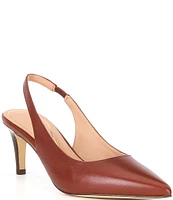 Cole Haan Vandam Leather Slingback Pumps