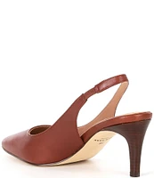 Cole Haan Vandam Leather Slingback Pumps