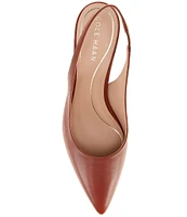 Cole Haan Vandam Leather Slingback Pumps