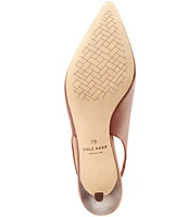 Cole Haan Vandam Leather Slingback Pumps