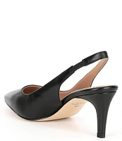 Cole Haan Vandam Leather Slingback Pumps