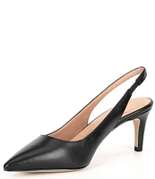 Cole Haan Vandam Leather Slingback Pumps