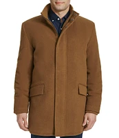 Cole Haan Wool Blend Plush Solid Coat