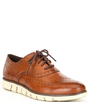 Cole Haan Men's ZERØGRAND Leather Wingtip Brogue Oxfords