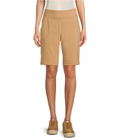 Columbia All Seasons Omni-Shade Mid Rise Waist Long Pull-On Shorts