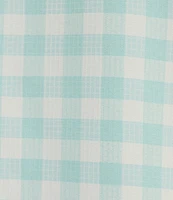 Columbia Anytime Lite Woven Plaid Print Point Collar Sleeveless Button Front Shirt