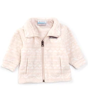 Columbia Baby Girls 3-24 Months Benton Springs II Checkered Peaks Printed Fleece Jacket