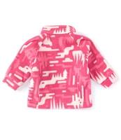 Columbia Baby Girls 3-24 Months Benton Springs II Checkered Peaks Printed Fleece Jacket