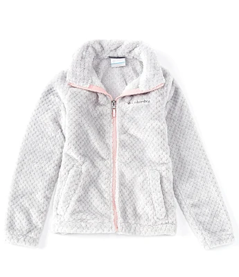 Columbia Big Girls 7-16 Fluffy Fleece Zip-Up Jacket