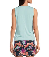 Columbia Crew Neckline Sleeveless Tank