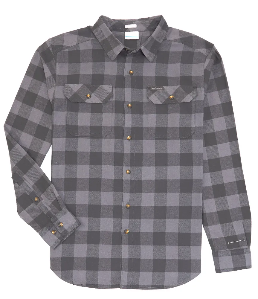 Columbia Flare Gun Stretch Flannel Long-Sleeve Buffalo Check Woven Shirt