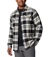 Columbia Flare Gun Stretch Flannel Long Sleeve Shadow Plaid Woven Shirt