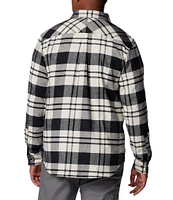 Columbia Flare Gun Stretch Flannel Long Sleeve Shadow Plaid Woven Shirt