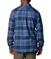 Columbia Flare Gun Stretch Flannel Long Sleeve Shadow Plaid Woven Shirt