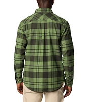 Columbia Flare Gun Stretch Flannel Long Sleeve Shadow Plaid Woven Shirt