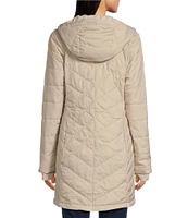 Columbia Heavenly Long Hooded Quilted Down Jacket