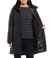 Columbia Heavenly Long Hooded Quilted Down Jacket