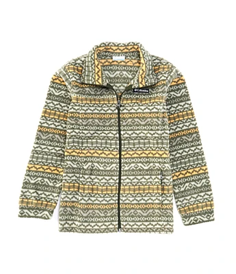 Columbia Little Boys 2T-4T Zing III Madras Fleece Full-Zip Jacket