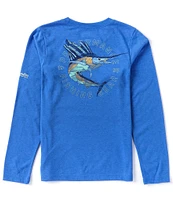 Columbia Little/Big Boys 4-18 PFG™ Long-Sleeve Graphic T-Shirt