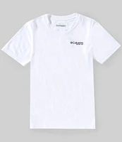 Columbia Little/Big Boys 4-18 Short Sleeve PFG™ Elements Americana Fish Graphic T-Shirt
