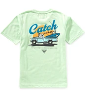 Columbia Little/Big Boys 4-18 Short Sleeve PFG™ Elements Catch My Drift Graphic T-Shirt