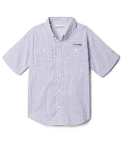 Columbia Little/Big Boys 4-18 Short Sleeve Super Tamiami Fishing Shirt