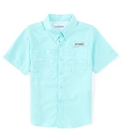 Columbia Little/Big Boys 4-18 Short Sleeve Tamiami Fishing Shirt