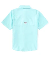 Columbia Little/Big Boys 4-18 Short Sleeve Tamiami Fishing Shirt