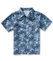 Columbia Little/Big Boys 4-18 Super Slack Tide™ Short Sleeve Camp Shirt