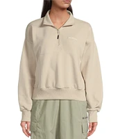 Columbia Marble Canyon French Terry Stand Collar Long Sleeve Quarter Zip Pullover