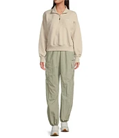 Columbia Marble Canyon French Terry Stand Collar Long Sleeve Quarter Zip Pullover