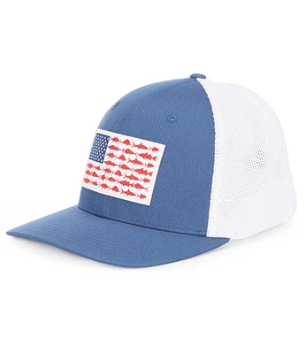 Columbia PFG Fish Flag Mesh Trucker Cap