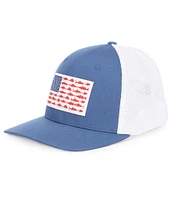 Columbia PFG Fish Flag Mesh Trucker Cap