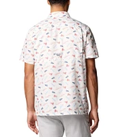 Columbia PFG Super Slack Tide Short-Sleeve Printed Woven Shirt