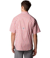 Columbia PFG Super Tamiami Check Short Sleeve Woven Shirt