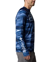 Columbia PFG Super Terminal Tackle Vent Camo Long Sleeve T-Shirt