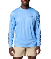 Columbia PFG Terminal Tackle Fins and Stripes Long Sleeve T-Shirt