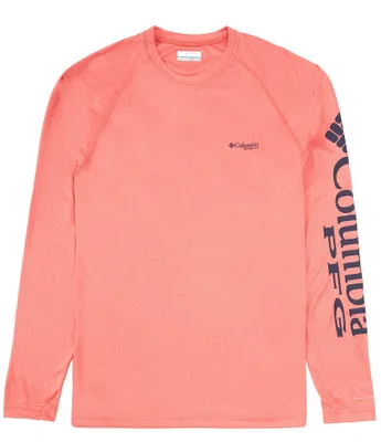 Columbia PFG Terminal Tackle Heather Long-Sleeve Rashguard T-Shirt