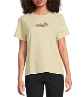 Columbia Rolling Bend Organic Cotton Graphic Print Crew Neck Short Sleeve Tee