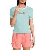 Columbia Rolling Bend Organic Cotton Graphic Print Short Sleeve Tee
