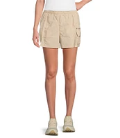 Columbia Sandier Mid Rise Elastic Waist Cargo Shorts